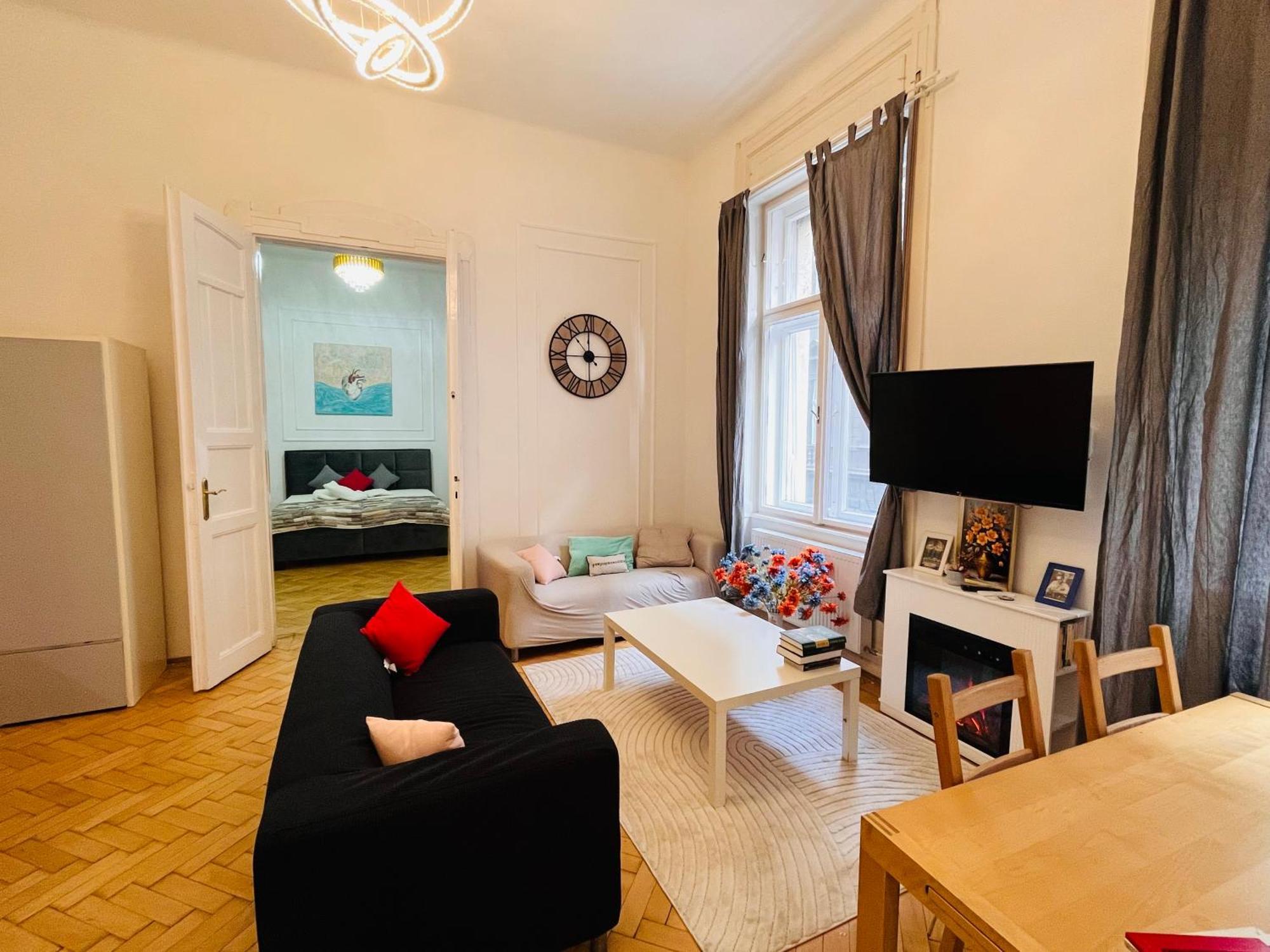 Appartement Modern 3br In Centre, 3 Min From Oktogon *